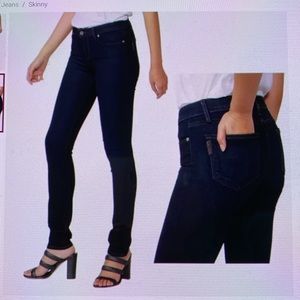 PAIGE Skyline Dark Denim Jeans